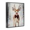 Stupell Industries Baby Reindeer with Red Nose Framed Giclee, design by Arlington Prints